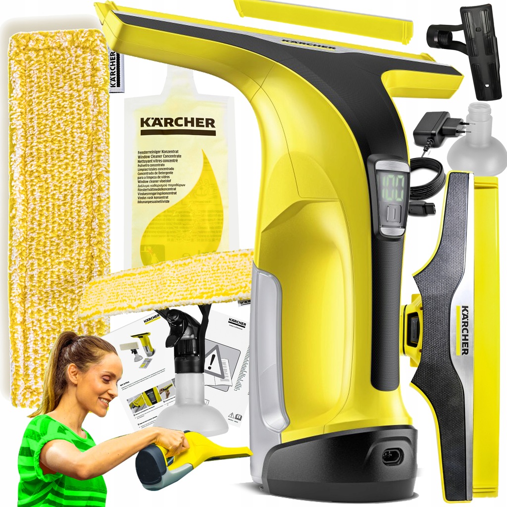 Купить KARCHER МОЩНАЯ МОЮЩАЯ МАШИНА ДЛЯ ОЧИСТКИ ОКОН, СТЕК WV6, ЗЕРКАЛ: отзывы, фото, характеристики в интерне-магазине Aredi.ru