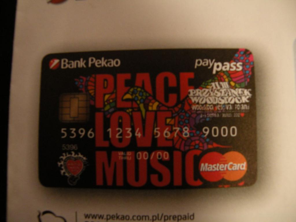 Karta Pekao Prepaid Woodstock