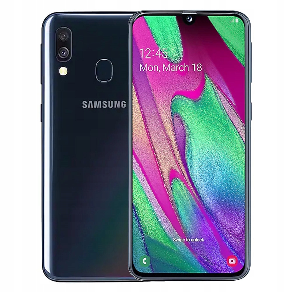 Купить SAMSUNG GALAXY A40 A405 4/64 ГБ ДВЕ SIM-картЫ, ЧЕРНЫЙ: отзывы, фото, характеристики в интерне-магазине Aredi.ru