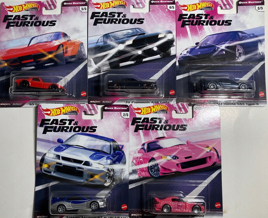 ミニカー Hot Wheels FAST & FURIOUS quick shifters Amazon.com: HW Cars Fast & Furious Quick Shifters - Juego de