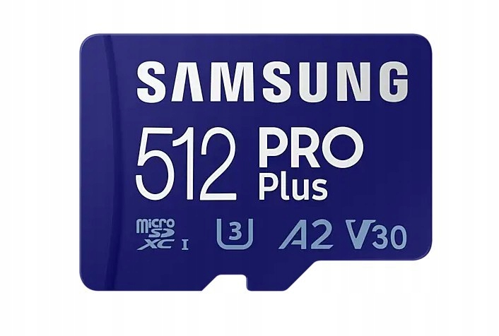 Samsung microSD Card Pro Plus 512 GB, MicroSDXC, F