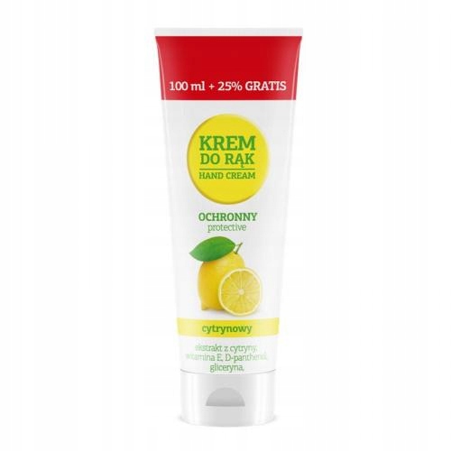 OCHRONNY KREM DO RĄK - CYTRYNOWY 125 ml