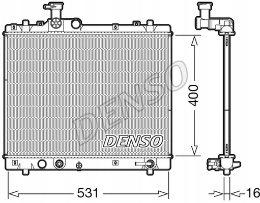 CHŁODNICA WODY DENSO DRM47035