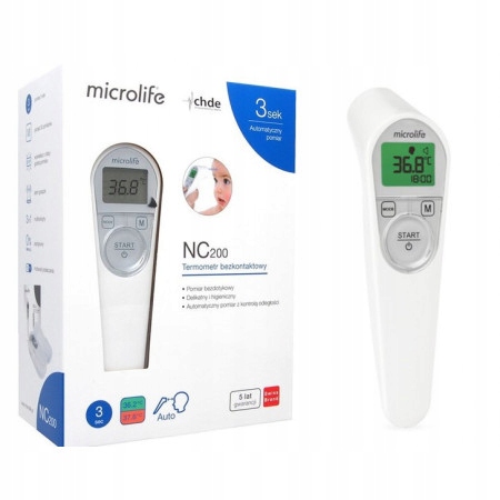 Termometr Microlife bezdotykowy NC 200 z etui