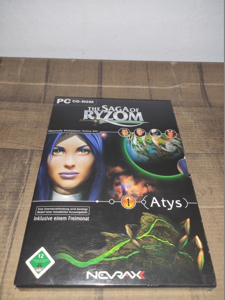 THE SAGA OF RYZOM MMO RPG UNIKAT 2xCD DE PC