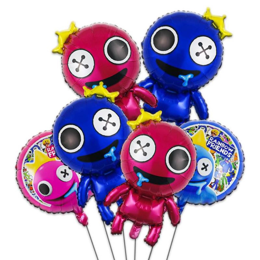 RAINBOW FRIENDS balony DUŻE urodziny Roblox 6 SZT