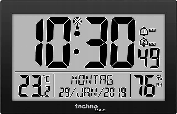 Technoline 8016 sterowany radiowo zegar ścienny