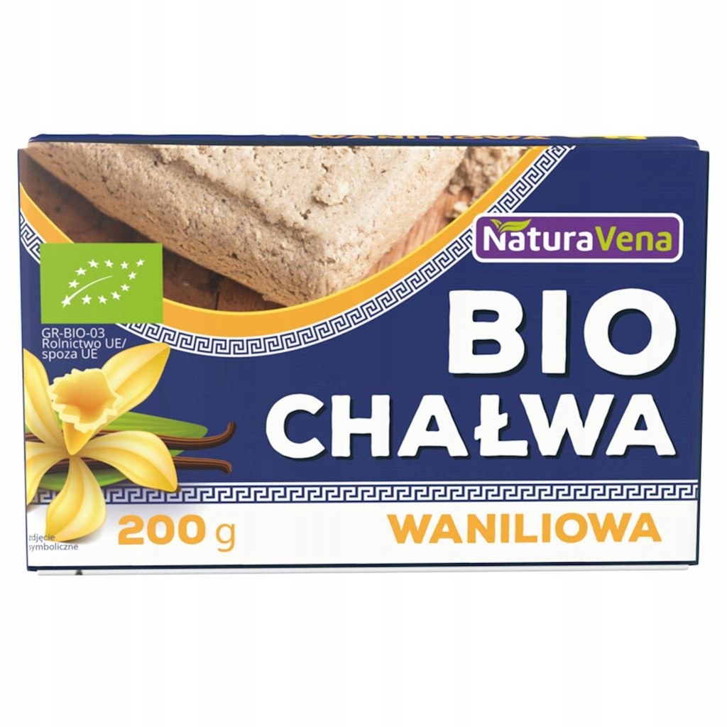 CHAŁWA WANILIOWA BIO 200 g - NATURAVENA