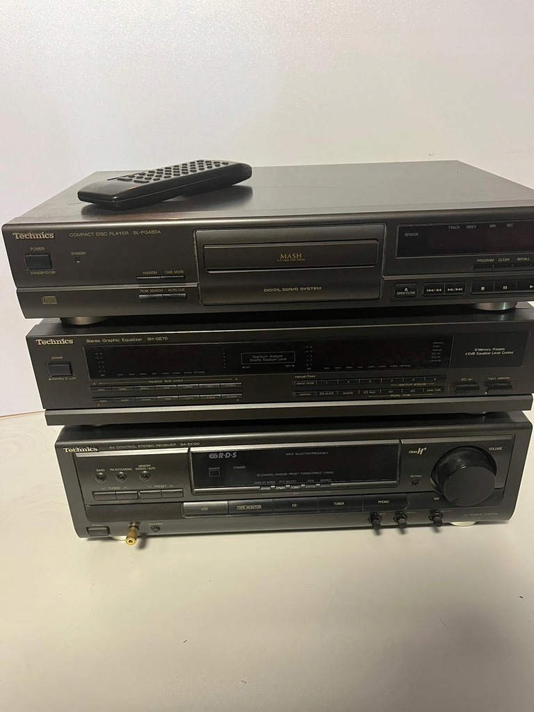 Technics SH-GE70 czarny +Tehcnics sa-ex100+ Technics pg480a (1786/24)