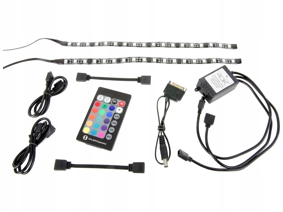 ZESTAW LED SILENTIUMPC AURORA 2 Z PILOTEM RGB-302