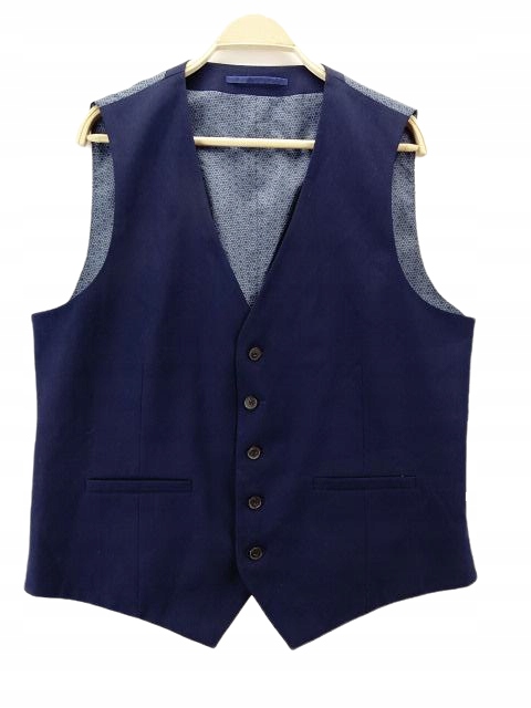50__BURTON__elegancka kamizelka męska GRANAT__L