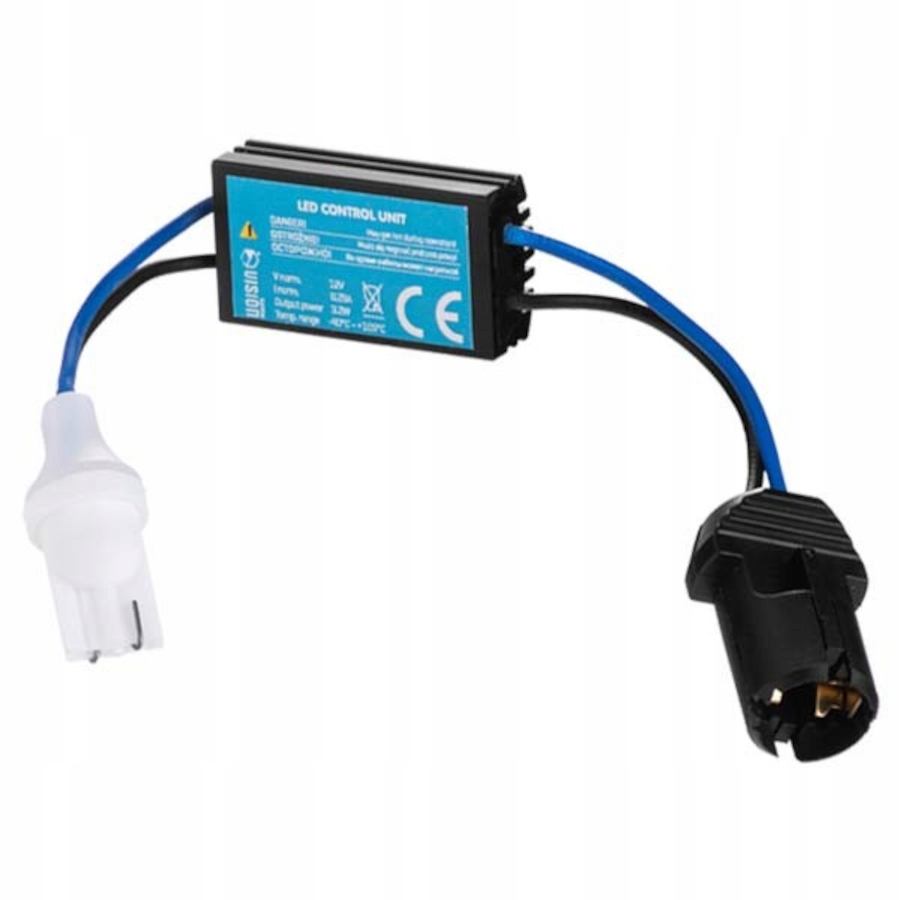 Rezystor Opornik CANBUS do żarówek LED W5W T10 + Alkotest jednorazowy