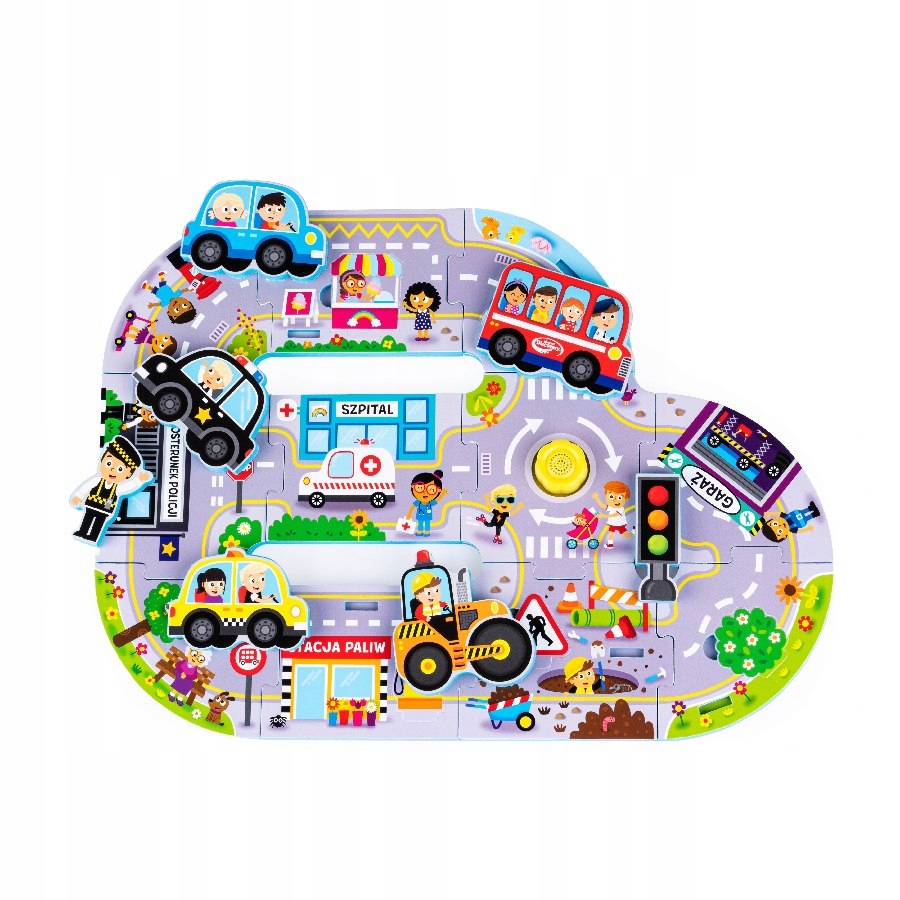 DUMEL DG 82337 PUZZLE DŹWIĘKI WOKÓŁ NAS MIASTO