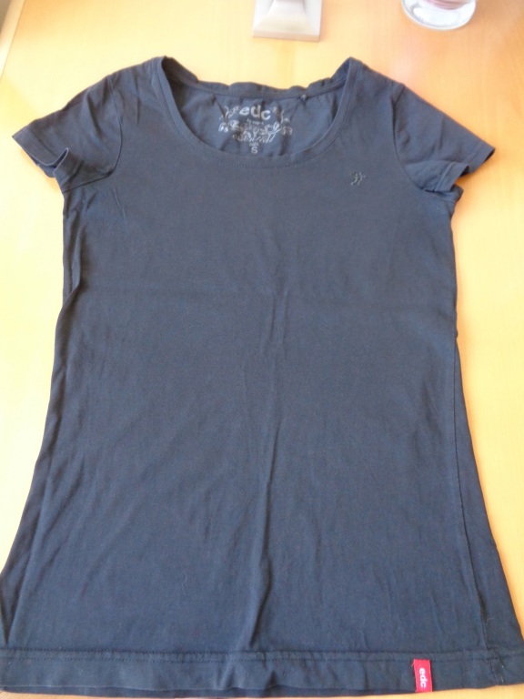 t-shirt czany EDC BY ESPRIT S