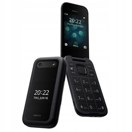 Nokia 2660 Flip Black, 2,8 ", TFT LCD, 240 x 320, Unisoc, T107, wewnęt