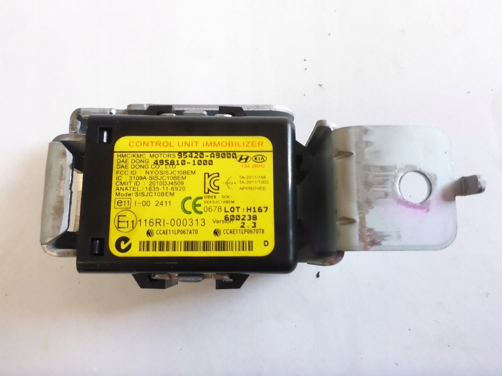 MODUŁ IMMOBILIZER KIA SPORTAGE IV 15 9683929442 oficjalne archiwum