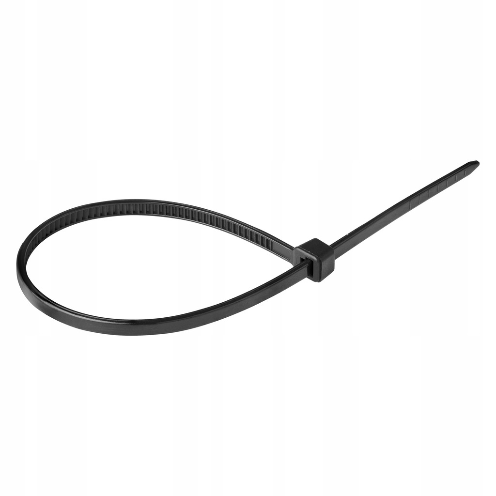 Opaska kablowa, kolor czarny, odporna na UV, szerokość 7,5mm, długość 500mm