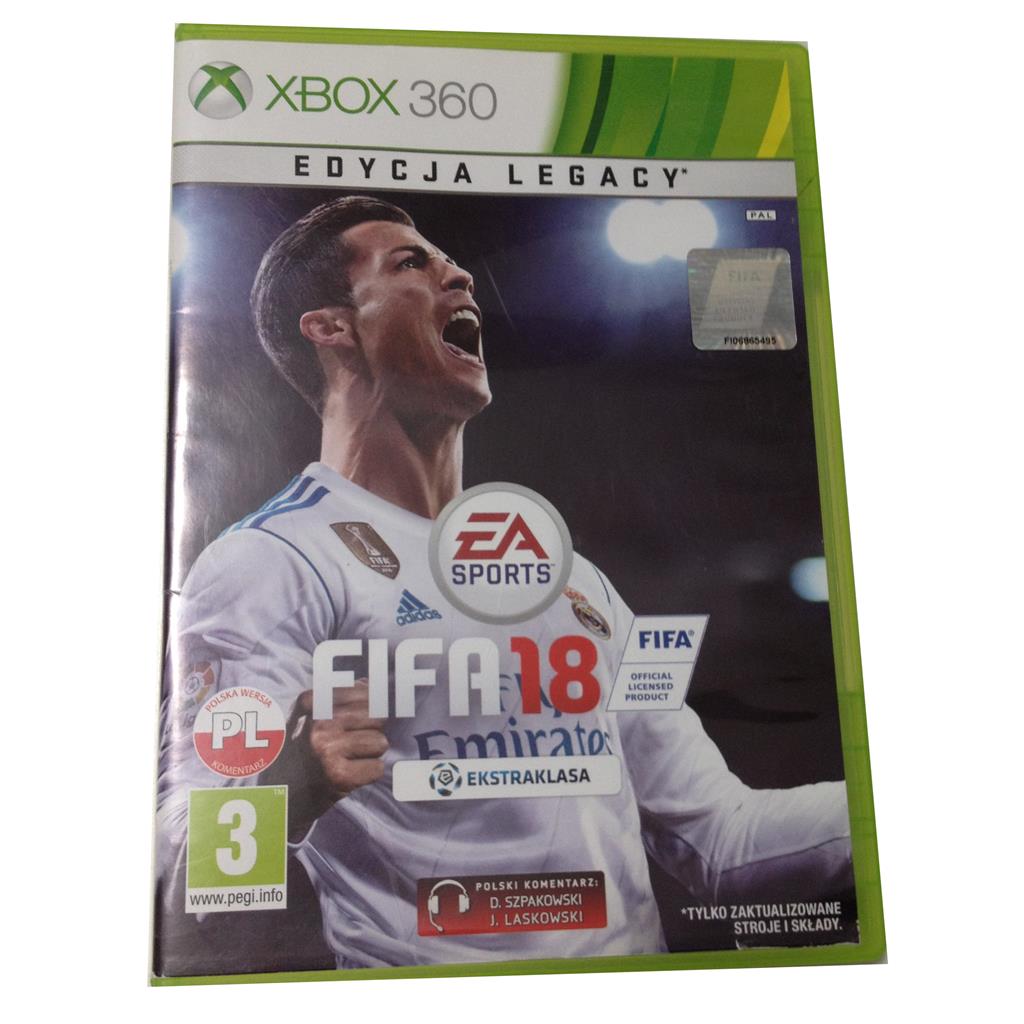 Fifa 18 X360 PL