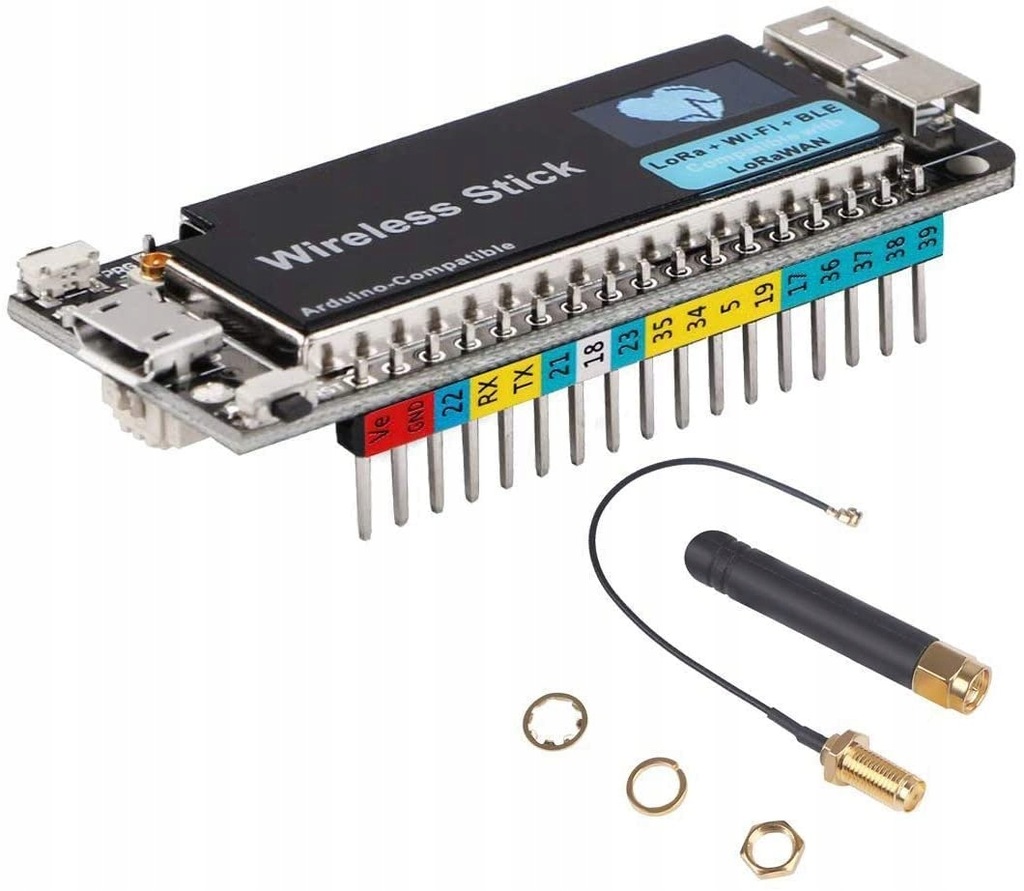 Fasizi ESP32 Wireless Stick Lora+WIFI+BLE płyta