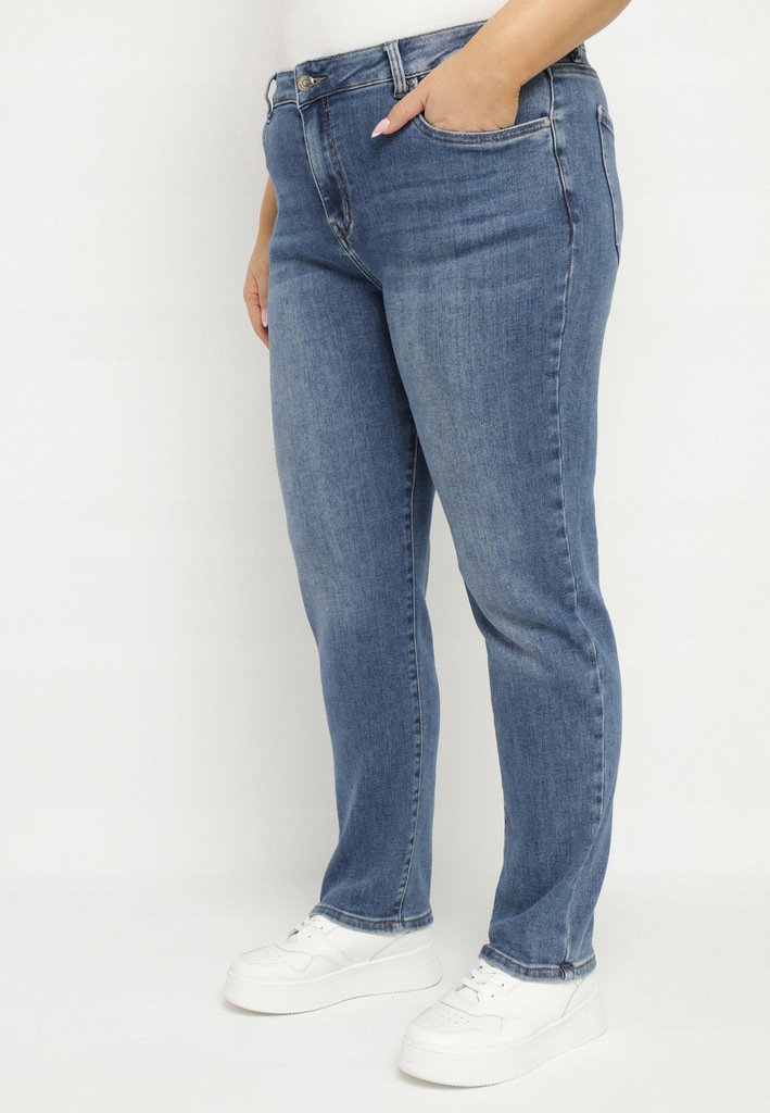 Born2Be Niebieskie Jeansy damskie 38 Mom Fit
