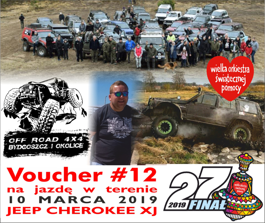 VOUCHER na jazdę w terenie Jeep Cherokee XJ #12