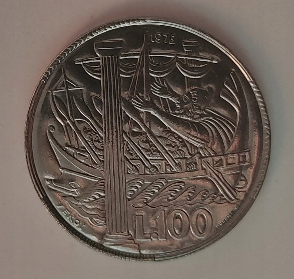 moneta San Marino 100 lir 1973