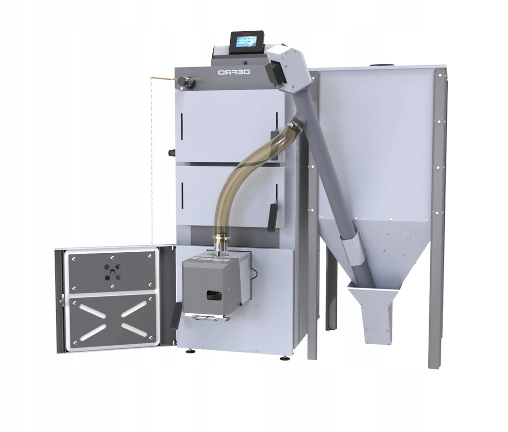 DEFRO FIREWOOD DUO 15KW PIEC NA DREWNO I PELLET - ZASOBNIK PO PRAWEJ STRONI