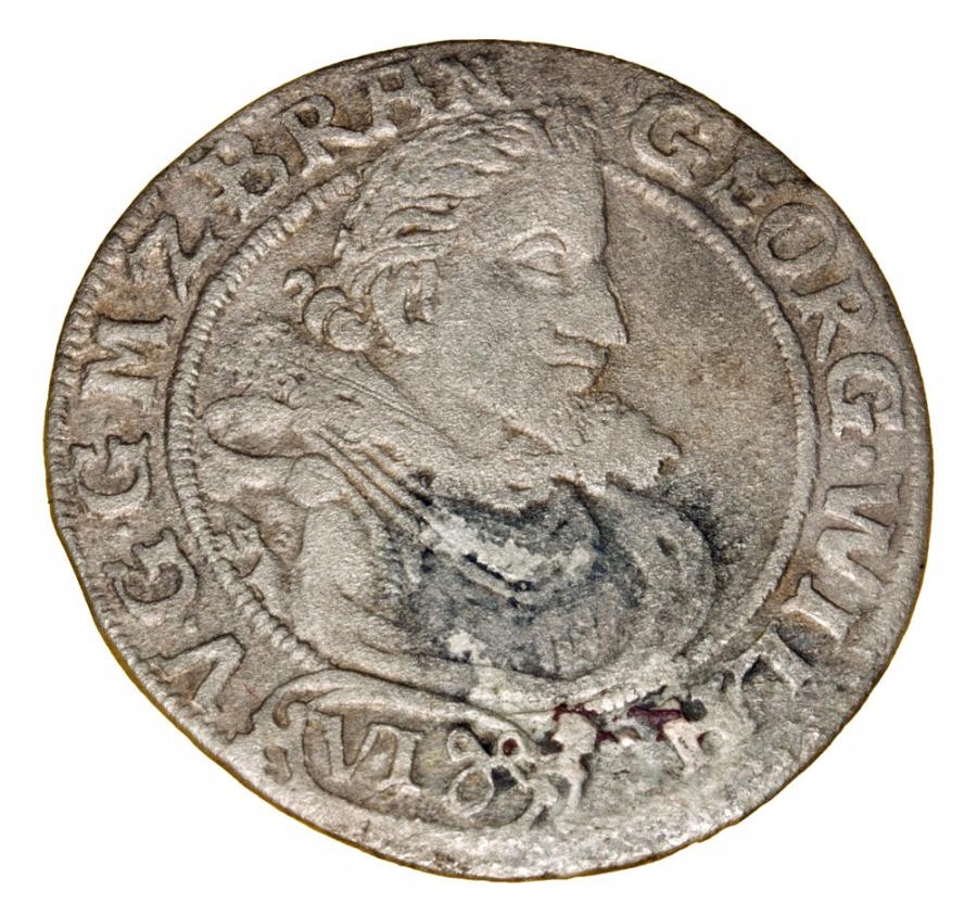 6 groszy 1622 Jerzy Wilhelm Krosno Odrzańskie