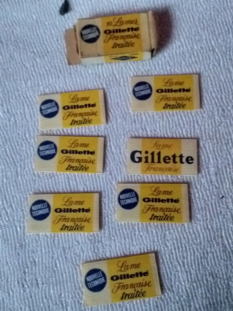 Wykopki z szyflady prl żyletki GILLETTE