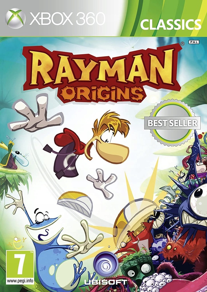 Rayman Origins X360 xbox 360