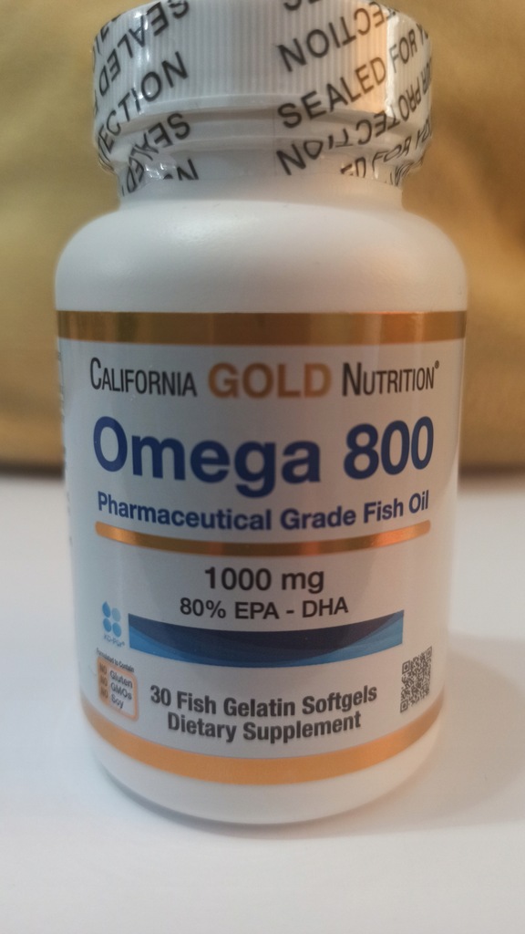 Omega 800 kwasy omega3 kapsułki 30szt california 12489671105