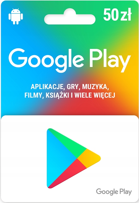 karta google play 50 Karta Upominkowa Google Play 50 Zl 8784745451 Oficjalne Archiwum Allegro karta google play 50