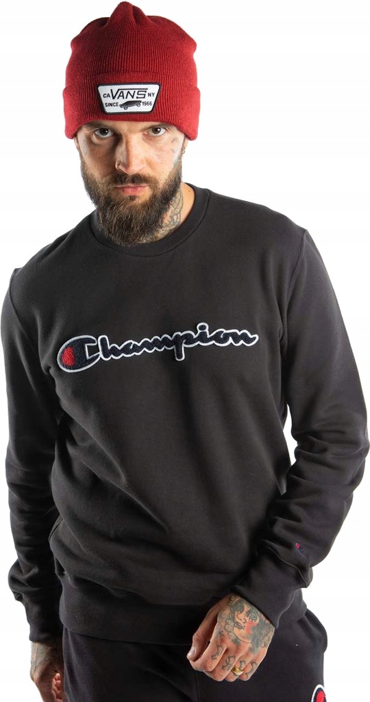 CHAMPION CREWNECK SWEATSHIRT KK0 ~XL~ Męskie Bluza