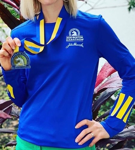 medal i koszulka Boston Marathon 2020