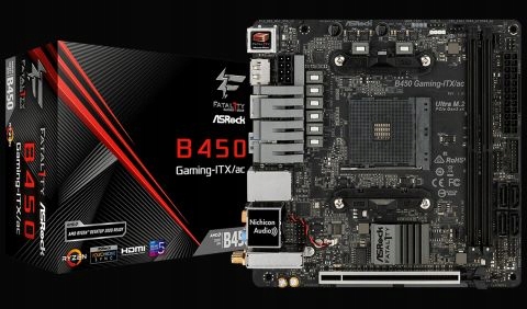 Płyta główna ASRock B450 GAMING-ITX/AC mini ITX