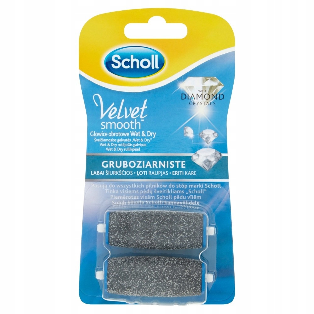 Scholl Akcesoria do stóp Velvet Smooth Wymienne gł