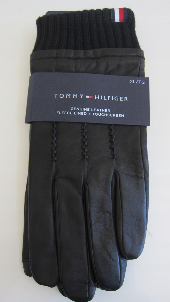 Tommy Hilfiger rękawiczki XL skóra WYSYLKA w 24h