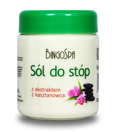 BingoSpa Sól do stóp Kasztanowiec na obrzęki 550g