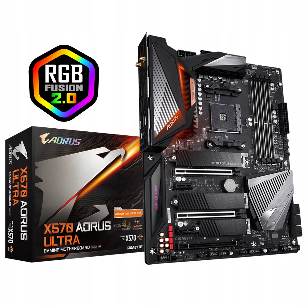 Купить Материнская плата Gigabyte X570 Aorus Ultra ATX AM4 WiFI: отзывы, фото, характеристики в интерне-магазине Aredi.ru