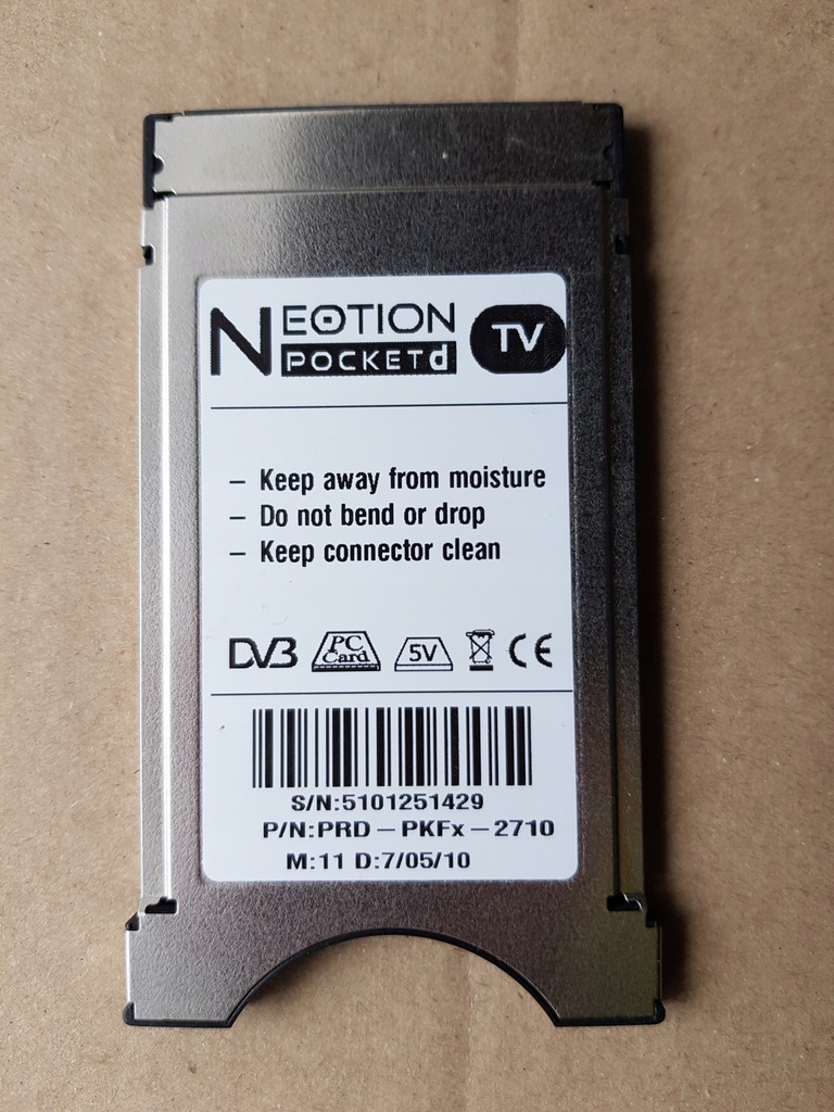 MODUŁ TUNER CI NEOTION NP4 MPEG-4 TV CYFROWA DVB-T