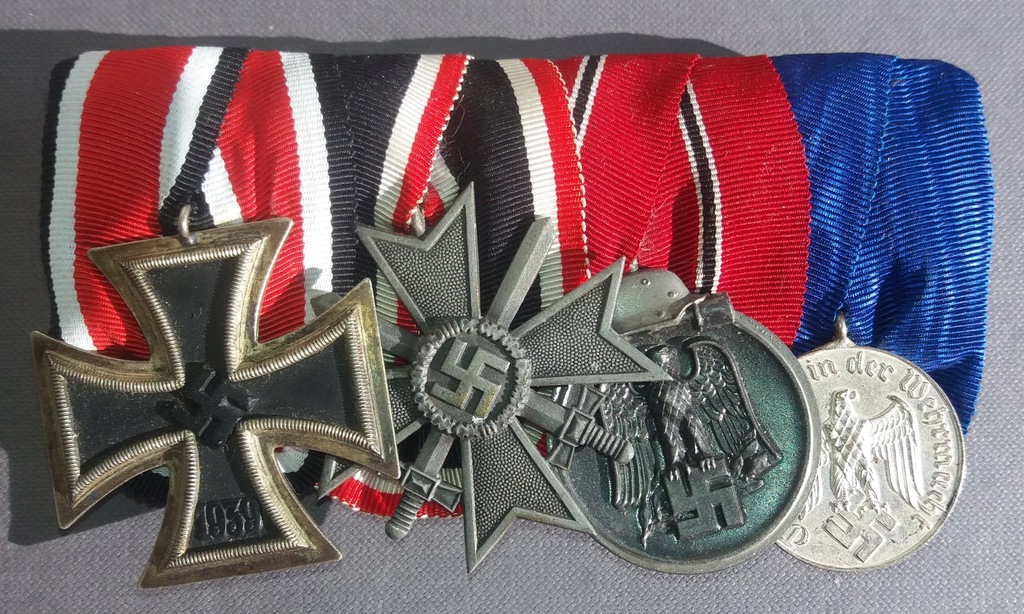 SZPANGA MEDALOWA Wehrmacht (Krzyż Żelazny i in.)