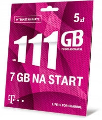 Karta sim internet 111GB t-mobile