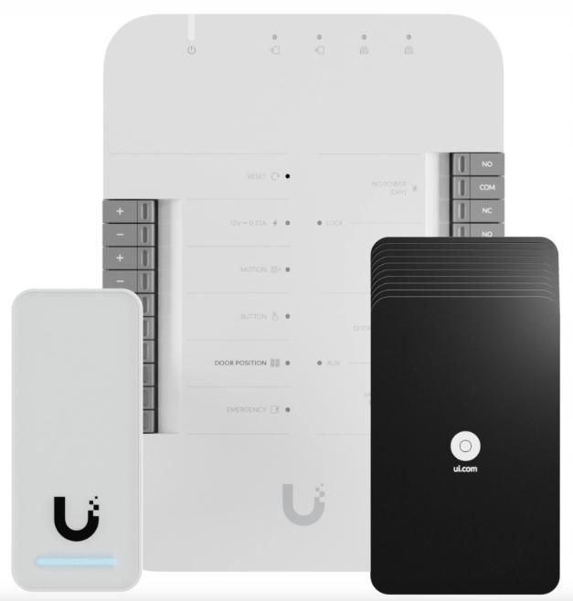 Zestaw startowy UniFi Access Ubiquiti UA-G2-SK, Czytnik dostępu G2 + Hub +