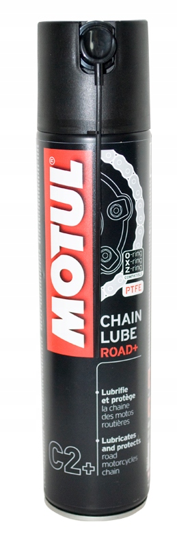 MOTUL C2+ CHAIN LUBE ROAD PLUS 400ML SMAR BIAŁY