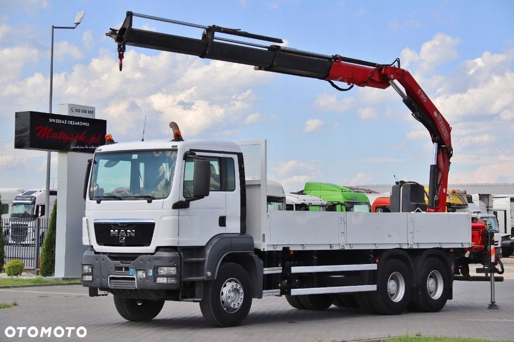 MAN TGS 32.360 / 6X4 / SKRZYNIOWY + HDS FASSI F190