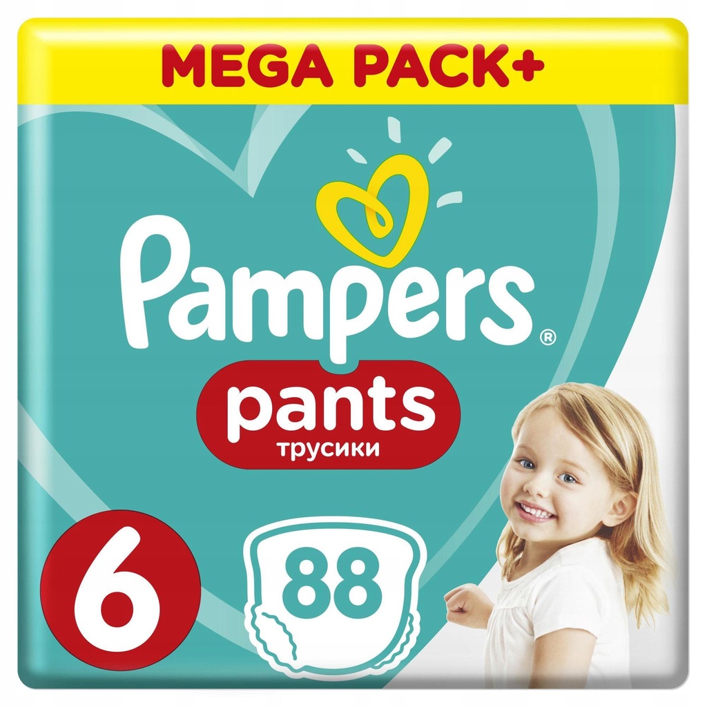 Pampers Pieluchomajtki Pants Mega Box 6 (15+kg)