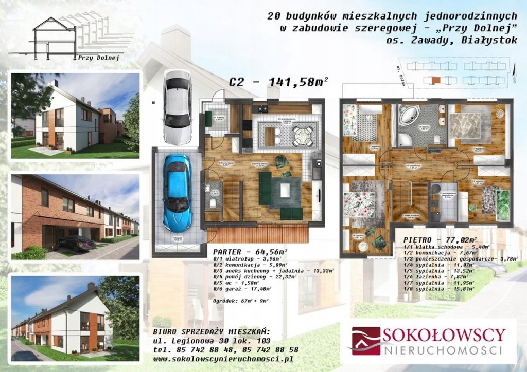 Dom Białystok, Zawady, 141,00 m²