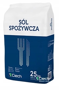 SÓL 25KG SPOŻYWCZA CIECH WOREK CERTYFIKOWANA