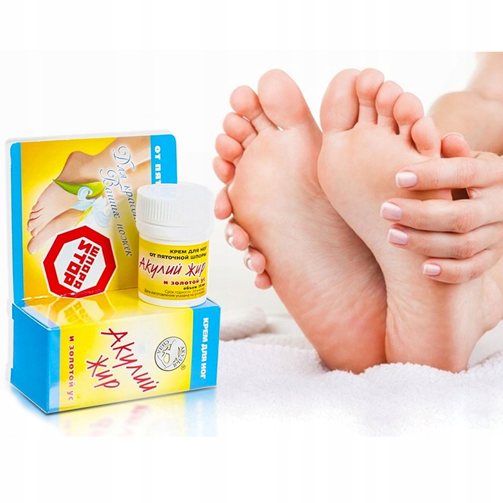 SKUTECZNY KREM NA OSTROGĘ PIĘTOWĄ ZŁOTY WĄS 20 ml