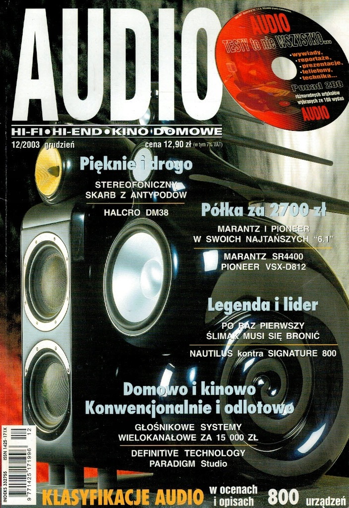 Audio Hi-Fi Hi-End Kino domowe 12 / 2003